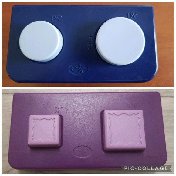 Creative Memories Other - Creative Memories Paper Punch Cutter Scalloped Square & Circle Lot of 2